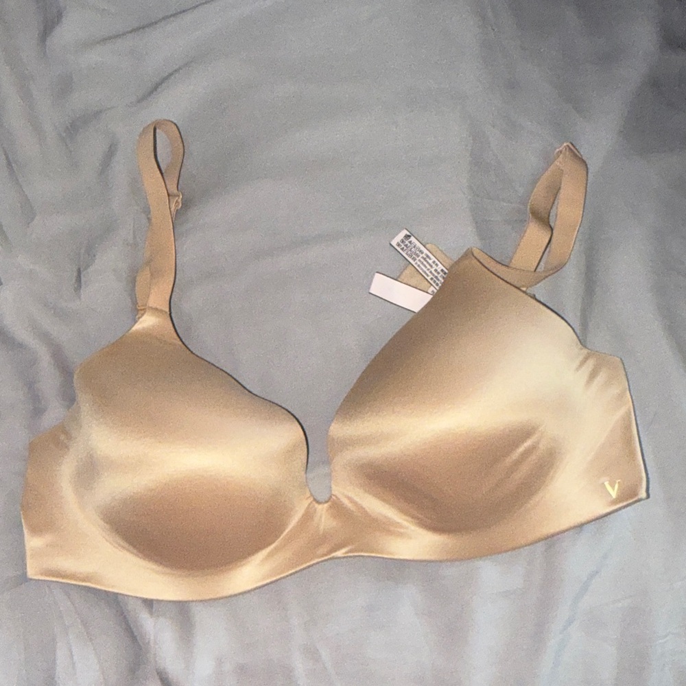 Victoria's Secret Satin Bra - Gold